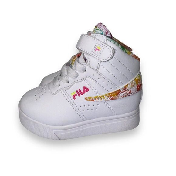 Fila Vulc 13 Rogue Tie-Dye Sneakers White / Multicolor 7FM01773-169 Toddler 5 - Picture 2 of 11